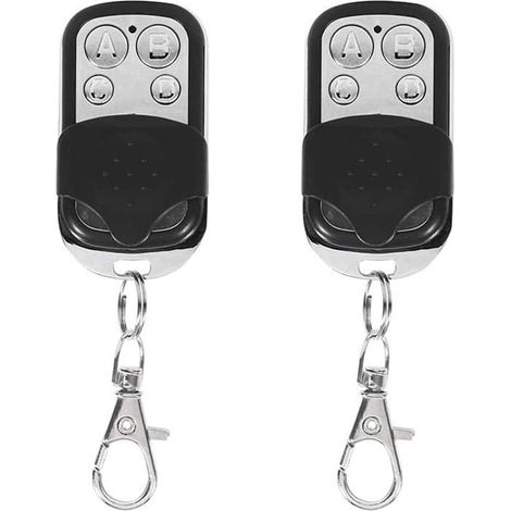 Leyf Lot de 2 télécommandes de Porte de Garage 433 MHz Télécommande Universelle