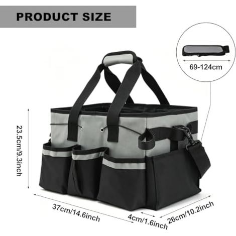 Organiseur de produits de nettoyage - Kit de nettoyage pliable - Sac de (1/4)