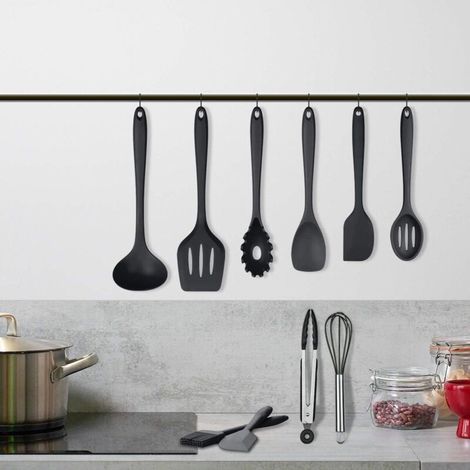 Ensemble d'ustensiles de cuisine en siliCône 10 pièces Ensemble de cuisson de cuisine résistant à la chaleur jusqu'à 230 ° C pour chaque cuisine-Fei Yu