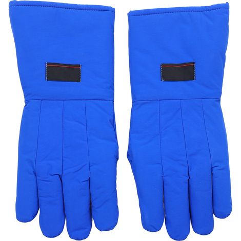 Gants cryogéniques - Lot de 2 - Résistance -260°C à +148°C - 4 couches imperméables Nylon Taslan - Manipulation azote liquide et glace sèche (1/5)