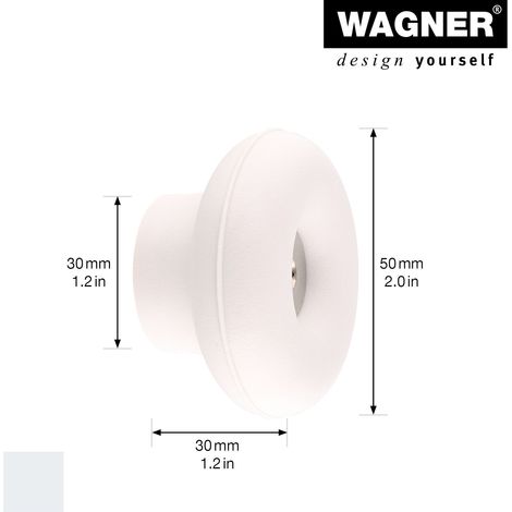 Patère wagner dot gh 0214 galvanisée plastique acier