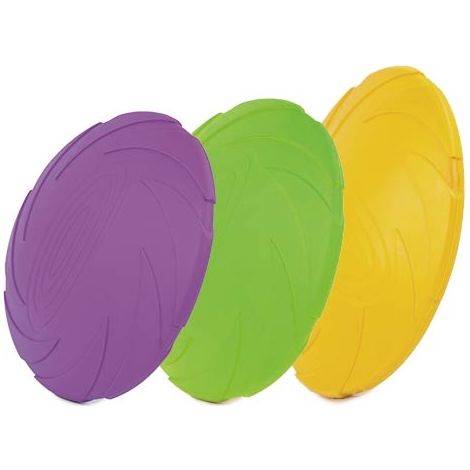 Frisbee en caoutchouc flexible FRISBEE FRISBEE EN CAOUTCHOUC FLEXIBLE 15 CM (1/4)