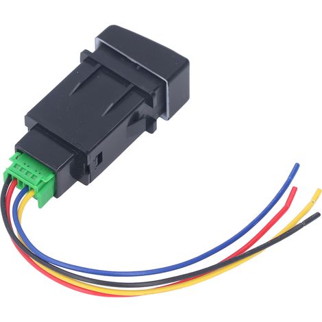 Interrupteur de feux antibrouillard à 5 broches ABS IP67, faisceau de câbles pour feux antibrouillard, équipement électrique automobile