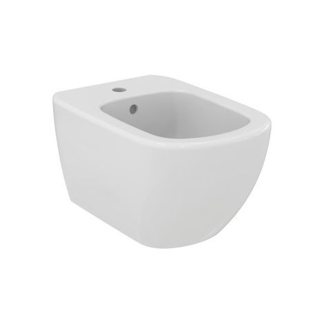 Ideal Standard Tesi - Wand-Bidet, 360x530 mm, mit Überlauf, mit Hahnloch, weiß T457001 (1/5)