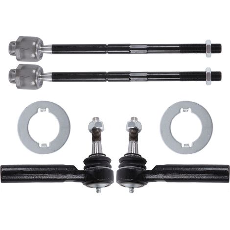 4 pièces Jeu de Rotules de Direction Intérieures Extérieures Remplacement pour Chevrolet Silverado 1500 LT 2007 (1/5)