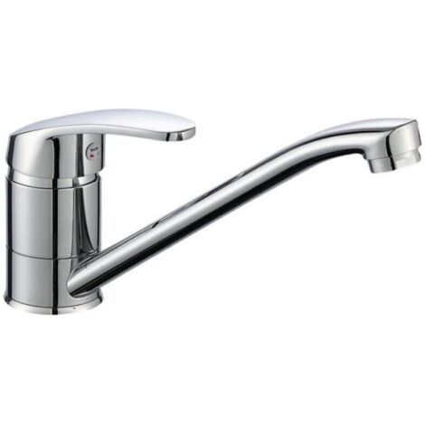Le robinet d'eau froide et chaude vertical de cuisine à longue bouche peut faire pivoter l'évier du lavabo et le robinet à long cou (1/5)