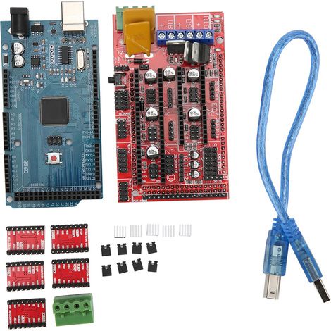 Kit per stampante 3D Mega 2560 R3 A4988, modulo driver per motore passo-passo, circuito stampato (1/5)