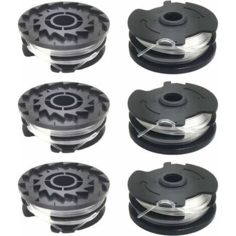 6er-Pack Ersatzspulen für Trimmerfäden für LIDL Parkside PRTA 20-Li A1, B2, C3, PRT 550 A1, A3, PRT 300 A1...DEBUNS (1/5)