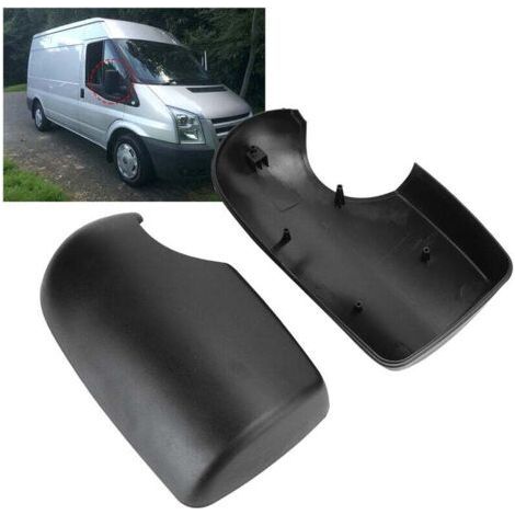 2 pièces couvercle de rétroviseur rétroviseurs latéraux de secours capuchon adapté pour FORD TRANSIT MK6 MK7 2000 2001 2002 2003 2004 2005 2006 2007 2008 2009 2010 2011 2012 2013 (1/5)