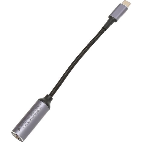 Câble d'alimentation DC Type C 5.5x2.5mm 100W 17cm pour Charge Rapide Tablette PC Téléphone (1/5)
