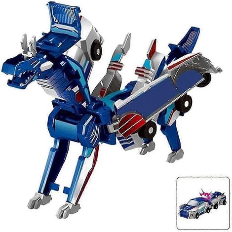 Voiture transformable magique super combinée 2 en 1 pour enfants, voiture magnétique transformable à monter soi-même (1/5)