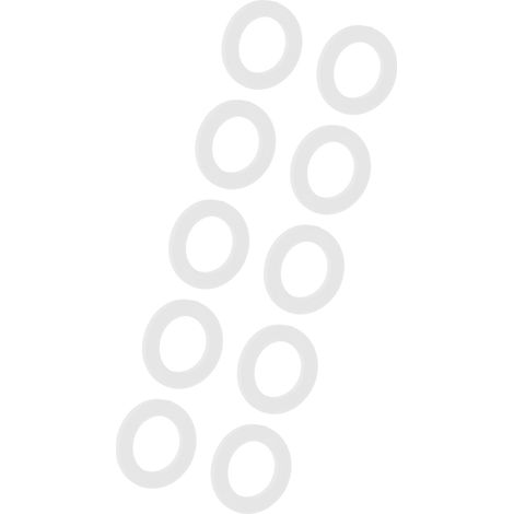 10 joints toriques silicone pour chauffe-eau, rondelles plates d'étanchéité inodores et non toxiques, 1 1/4, lot de 10 (1/5)