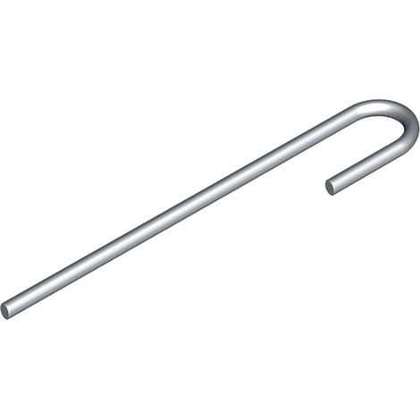 Tondino Piega a 'U'  4 mm Lunghezza 50 cm- Confezione 10 Pezzi (1/2)
