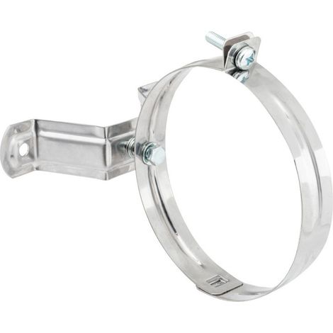 Morsetto in acciaio inox vetrificato da 200 mm Morsetto per canna fumaria Fissaggio per tubo di scarico (1/5)