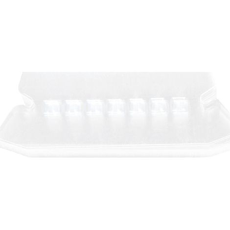 100 étiquettes transparentes, lisses et professionnelles pour classement, marque-pages et pochettes, idéales pour les loisirs créatifs et le bureau.-7.7X3cm (1/3)