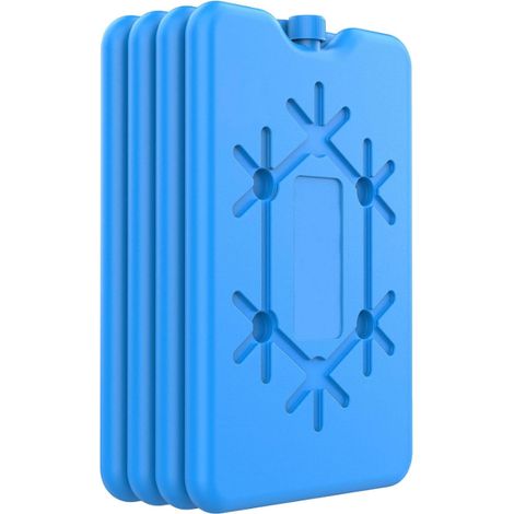 Bolsas de hielo para neveras portátiles - Paquete de 4 unidades, cada una de 200 mililitros - Bolsas de hielo para bolsas isotérmicas - Un accesorio esencial para la refrigeración. (1/4)