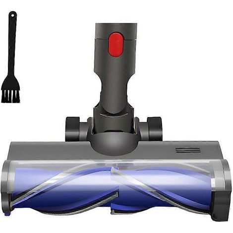 Accessoire pour tapis et parquets V7 V8 V10 V11 V15 avec éclairage LED et tête de brosse de nettoyage à poils turbines en forme de V (1/5)