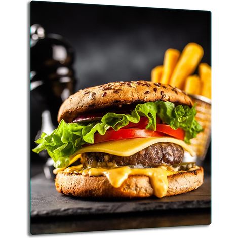 Piano del tavolo in vetro 40x52 per hamburger (1/5)
