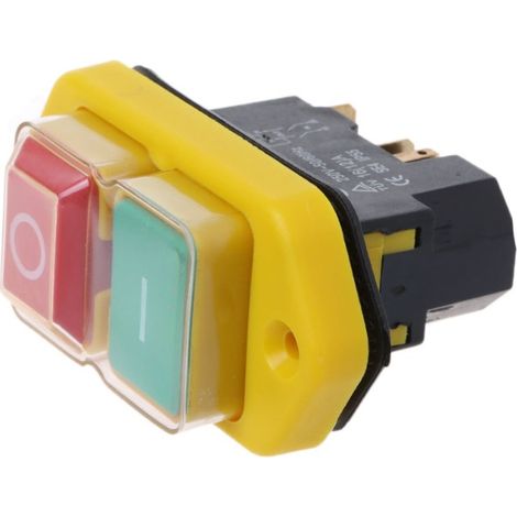Interrupteur à bouton-poussoir 5 broches KJD17B 16 A 220 V-240 V pour outils électriques [D] 5 broches (1/3)