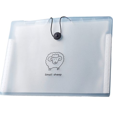 Dossier, organiseur de documents (KS-03), portable, grand sac de rangement multicouche pour papier de test, adapté aux salles de classe, à la maison et au bureau. (1/5)