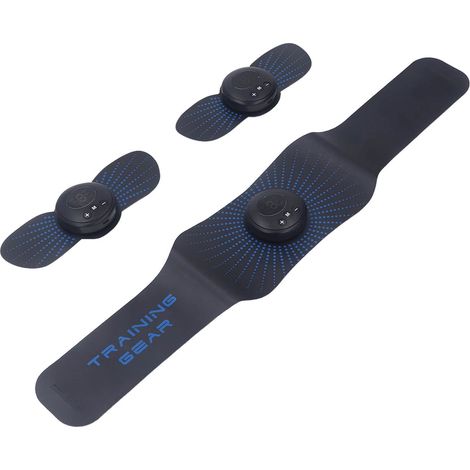 Ceinture de tonification abdominale à microcourant électrique, 6 modes, 9 niveaux d'intensité, ceinture de fitness ABS, équipement d'entraînement pour la maison et le bureau (1/5)
