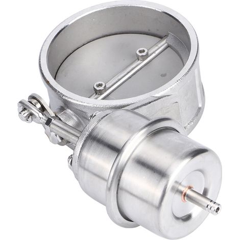 vertsen Closed Style Vacuum Actuator Control Valve - 76mm / 3 Inch Outer Diameter Tubes - Fits E30 3 Series Stainless Steel.