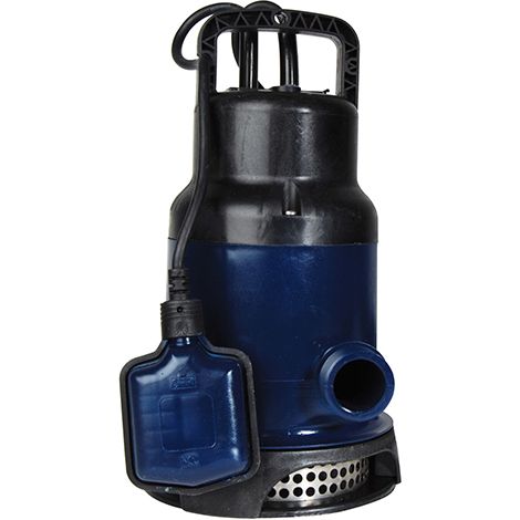 Pompe d’évacuation eaux claires Spid’O ECC 150 – 320 W – Débit 7,5 m³/h – Refoulement 6 m – Flotteur à bille – Installation verticale/horizontale – Grille de protection poissons – Pour bassins