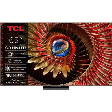 TCL 65C8K - Televisor inteligente QD‑Mini LED UHD 4K 65'' (164cm) - 144Hz, Google TV, sistema de sonido Bang & Olufsen