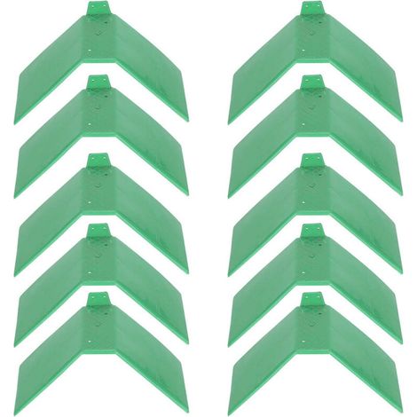 Jeffergarden 10 pièces en plastique petit vert anti-dérapant conception colombe repos support Pigeon perches perchoir cadre oiseau fournitures-DOU