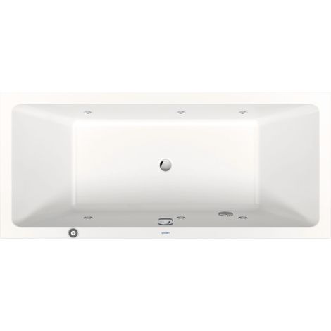 Duravit No.1 bañera de hidromasaje empotrada, rectangular,
