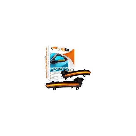 Clignotants rétroviseurs latéraux LED dynamiques Série 2 F45 / F46, X1 F48 - Noir - CANBUS - Homologué ECE (1/5)