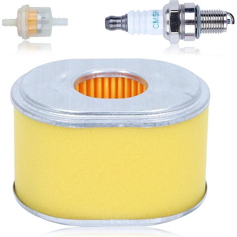 Air Fil-ter for Honda GX160 GX200 GX140 GX100 GX110 GX120 5p, 6hp Engine, Air Fil-ter with Spark Plug Replace 16100-ZH8-W51 16100-ZH8-W61 16100-ZE1-825 16100-ZL0-W51 (1/5)