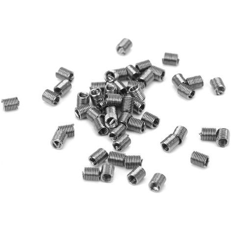 Insertion de filetage de fil, réparation filetée, manchon de Protection, réducteur d'écrou de fixation M1.6 x 0,353D, 50 pièces (1/5)