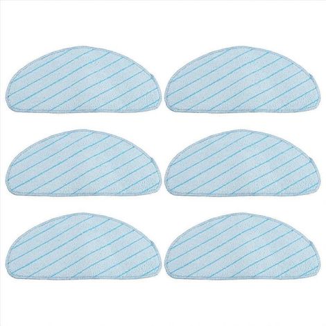 Lot de 6 lingettes lavables pour aspirateur robot Ecovacs DEEBOT OZMO T9 (1/5)
