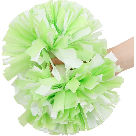 Pompons de cheerleading en plastique souple avec poignée pour danse sportive et fêtes (1/5)