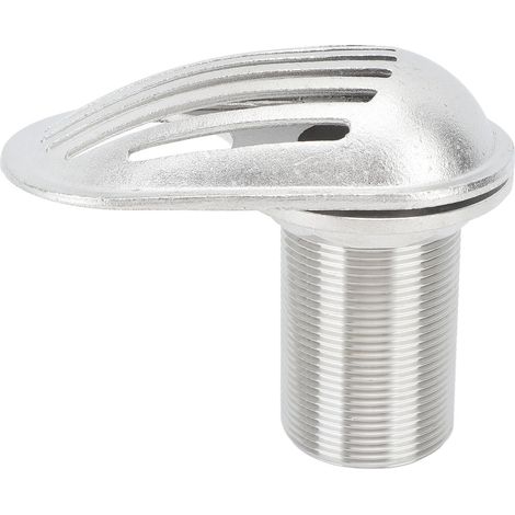 Crépine d'admission marine inox 316 1-1/2 pouce encastrée, filtre de prise d'eau coque pour yacht, passe-coque 316L, collecteur anti-débris, 1 pièce. (1/5)
