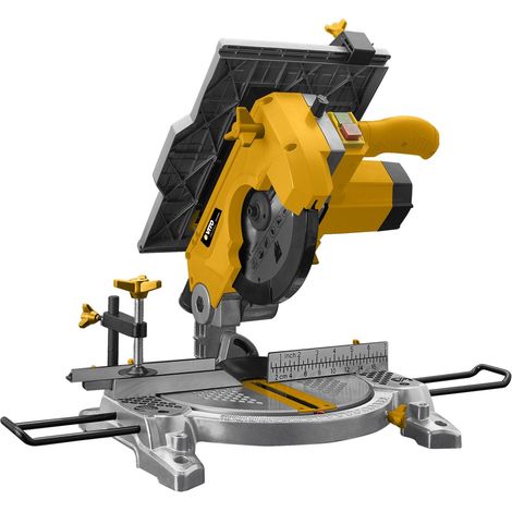 Vito – Scie à onglet combinée 1200W Ø210mm – Capacité de coupe 110x55mm à 0° – Angle de coupe ajustable - Pour bois dur (1/3)