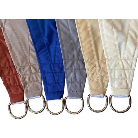 Voiles d'ombrage rectangulaires de 2 x 2 m Sun UV bloquant l'auvent de couverture extérieure, parasols pour l'arrière-cour (1/2)