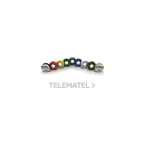 Nastro Isolante Isoel 15Gr 15Mmx10M S:0.15Mm Grigio (Etelec Cod. Na4215)