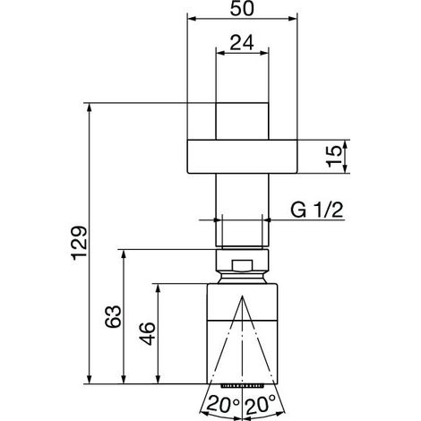 VIEGA 828349 Pomme de tête électronique 9122.0 (1/3)