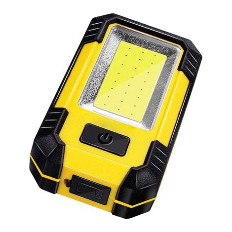 Lampe de poche LED Surfled avec crochet et aimant IP65 + fonction Power Bank 6000K - Ledme - LM9041 (1/5)