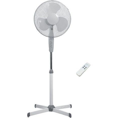 Ventilatore da terra 40 cm 50w con telecomando, oscillante e 3 velocità