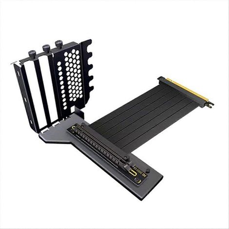 Câble d'extension PCI Express 3.0 16x PCIe, support vertical pour carte graphique RTX 4090, support universel 7 broches PCI. (1/5)