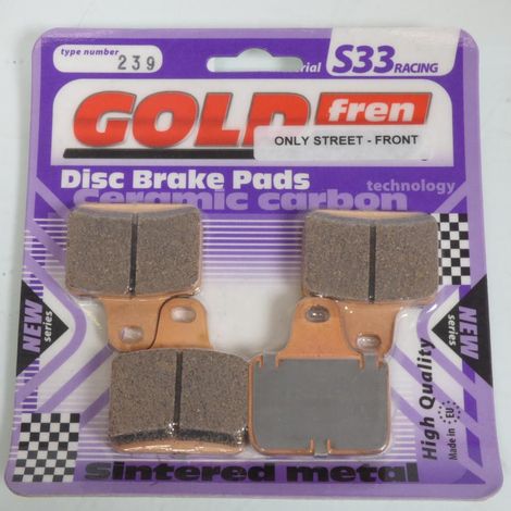 Gold-Freinscheibe für Motorrad Accossato AGPZ01 AVG Neu (1/2)