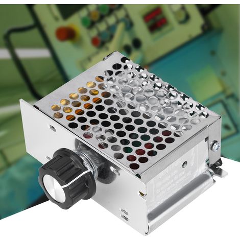 Régulateur de tension CA 4000 W, variateur 220 V, contrôleur de vitesse et de température pour moteur électrique