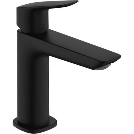 hansgrohe Logis Miscelatore monocomando lavabo 110 Fine CoolStart senza set di scarico Nero opaco, 71255670