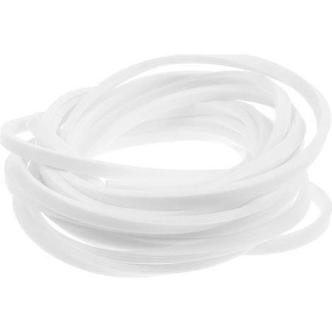 Bande de Joint en Silicone Alimentaire Résistante la Chaleur pour Boîte à Lunch et Bento, Anneau Élastique Blanc, Accessoire Sûr Cuisine Quotidienne et Voyage (1/5)