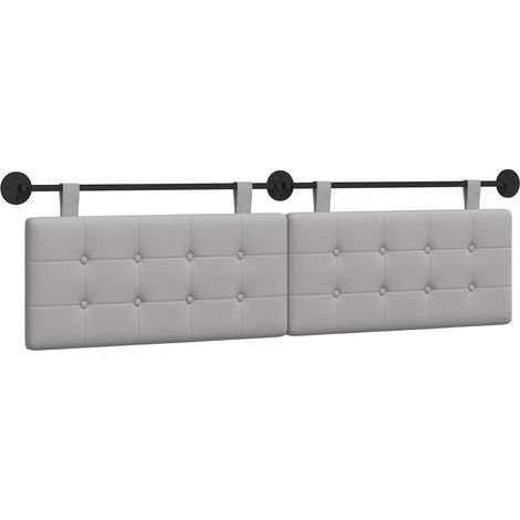 Maison Exclusive - Testiera sospesa Grigio Nuvola Tessuto