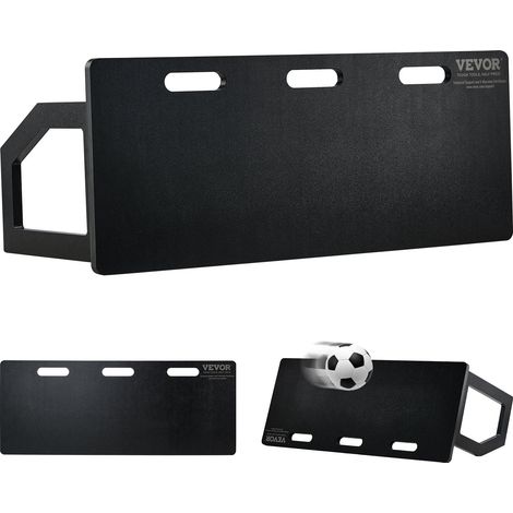 Planche de Rebond de Football, Mur de Football Portable 100x40 cm avec Rebond à 2 Angles, en HDPE, Équipement d'Entraînement de Football pour Enfants et Adultes, Entraînement de Passe et de Tir (1/5)