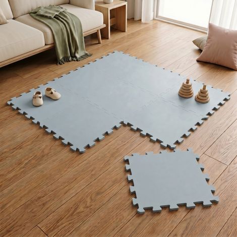 9 Teile Spielmatte Baby Puzzlematte - 30x30 Krabbelmatte Bodenmatte Kinderzimmer (1/5)